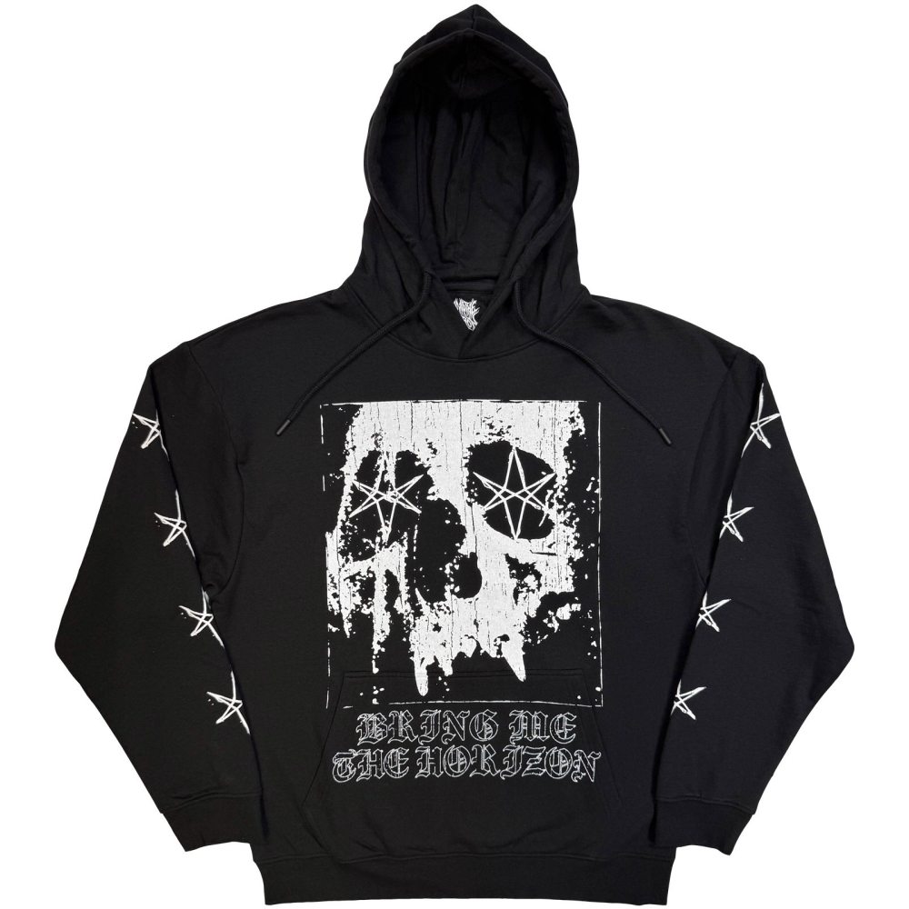 Bring Me The Horizon - Oversized Skull Hoodie/trui - Zwart